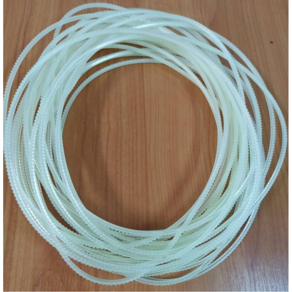 FR18 สายพานตีนตะขาบ (ทางเข้า) แบบยางพลาสติกฟันปลา ขนาดไซด์ 678*4.5*3.5มม.ใช้สำหรับเครื่องซีลสายพาน