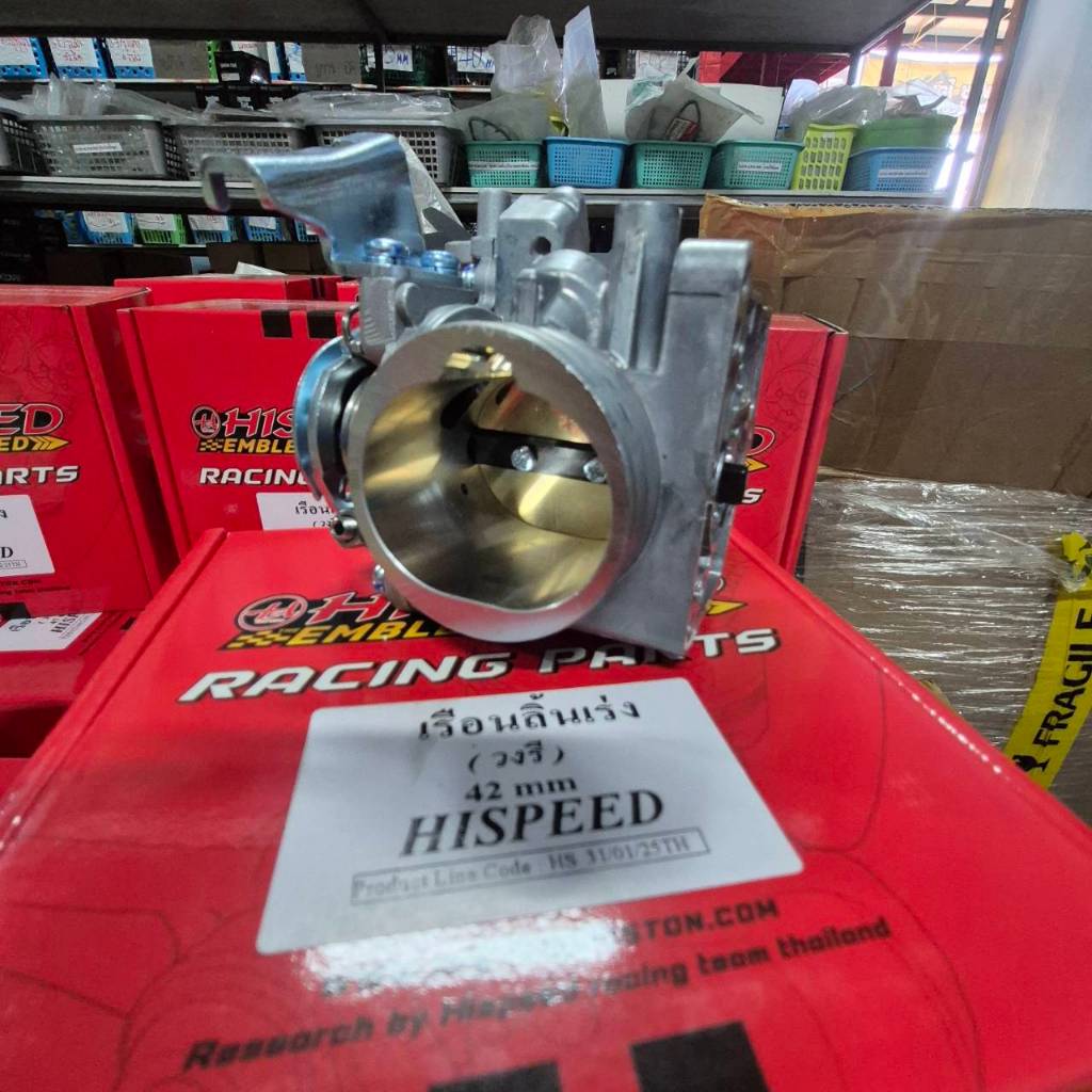 เรือนลิ้นเร่งCRF250/300 ของHispeed วงรีมีขนาดปาก 40-42-45-47 มิล แถมฟรี ขาจับสายคันเร่งสแตนแลสแท้ ราคา ถูกที่สุด ดีลบีเคเค แกลเลอรีภาพที่ 5
