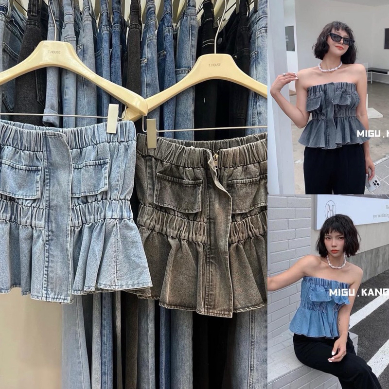 THOUSE - T•T JIA DENIM TANK TOP #6855