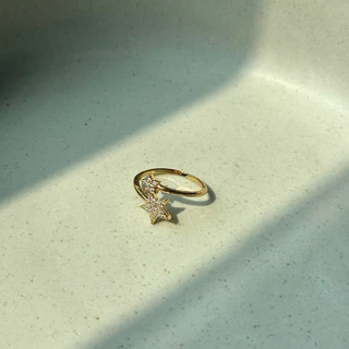 Socrush.bkk | TWIN STAR ring | SR-012 | แหวน ดาว เพชร