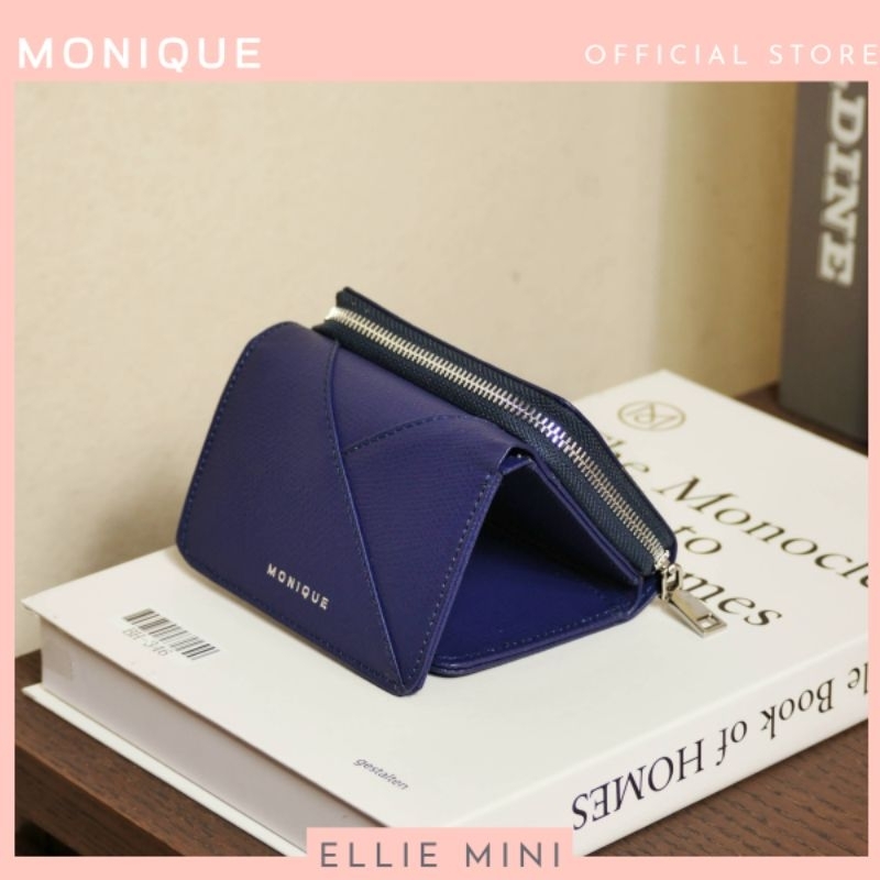 MONIQUE · Ellie Mini Wallet กระเป๋าสตางค์แบบพับ หนังวัวแท้