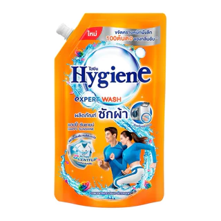 (4ถุง) ไฮยีน ผลิตภัณฑ์น้ำยาซักผ้าสูตรเข้มข้น ขนาด520-600 มล. จำนวน 4ถุง
