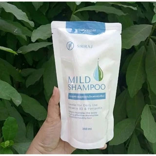 ยาสระผมศิริราช​ (ชนิดเติม) 1ถุง​ (refill) SIRIRAJ MILD Shampoo 1ถุง​ 250ml.