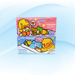 [แพค] Jaxx B.duck แจ็กซ์ เป็ด กระดาษทิชชู่เช็ดหน้า แพค 5ห่อ ห่อ170แผ่น หนา2ชั้น