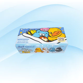 [แพค] Jaxx B.duck แจ็กซ์ เป็ด กระดาษทิชชู่เช็ดหน้า แพค 5ห่อ ห่อ170แผ่น หนา2ชั้น