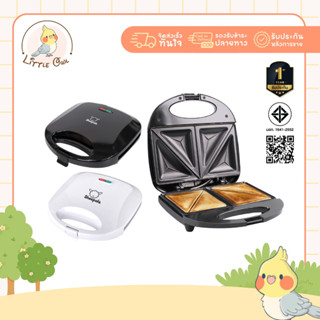 เครื่องทำแซนวิช Sandwich Maker มีให้เลือก2สี ขาว ดำ ใช้งานง่…