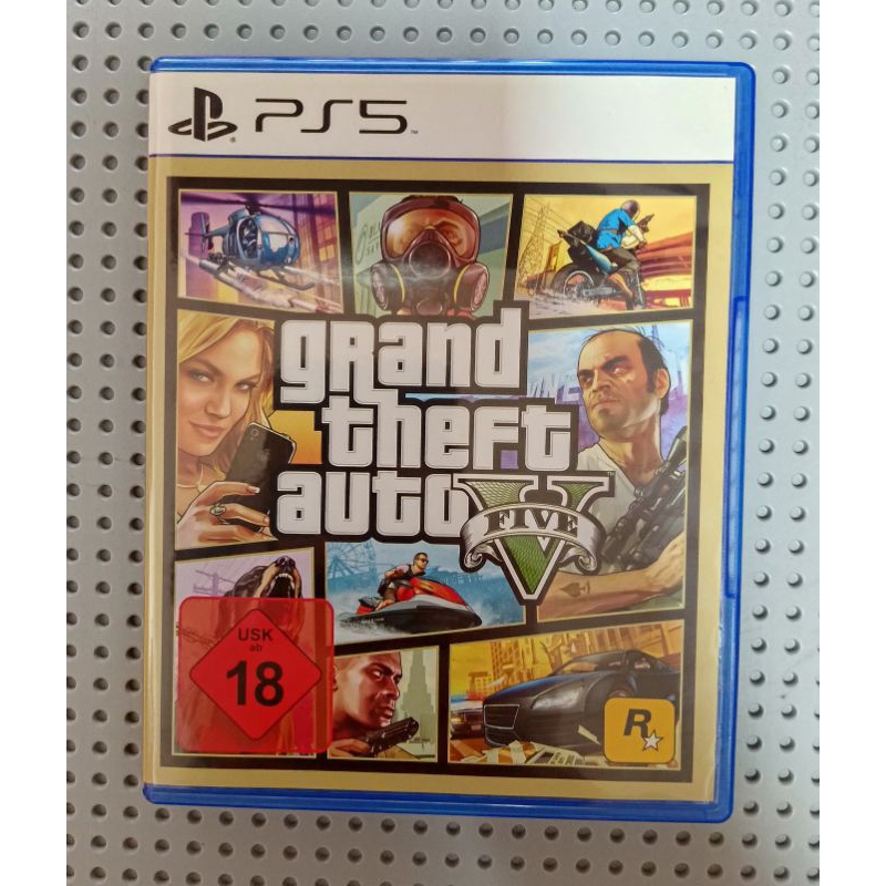 แผ่นเกม PS5 (มือ2) : GRAND THEFT AUTO V (GTA 5)