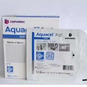 Aquacel Ag+ Extra ขนาด 10cmx10cm 413567(ราคาต่อ 1 แผ่น)