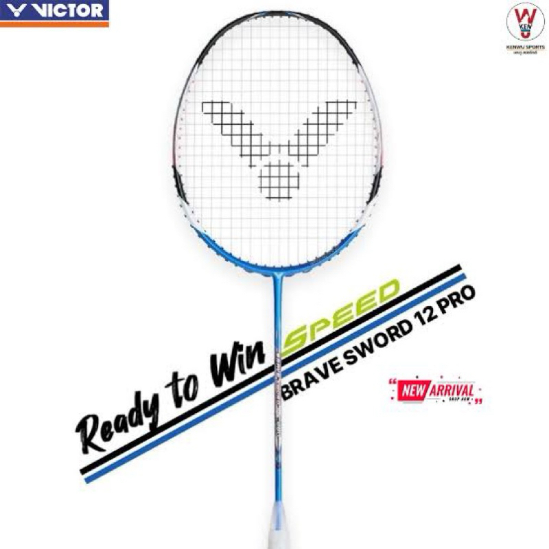 Victor Brave Sword 12 Pro ไม้ประกันบริษัทไทย 3 เดือน ไม้+ซอง