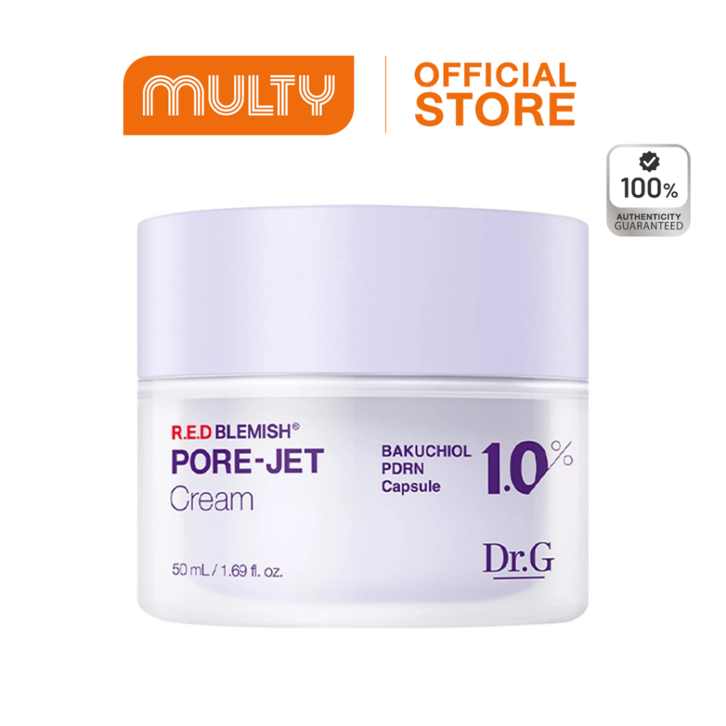 Dr.G R.E.D Blemish Bakuchiol Pore Jet Cream 50 ml. ครีมกระชับรูขุมขน