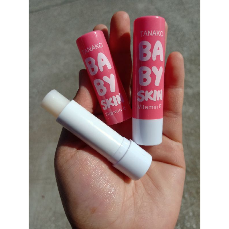 1แท่ง> ลิปมันBaby'Tanako"สินค้าแนะนำ มีทั้งแบบเปลี่ยนสีอ่อนและแบบไม่มีสี_หญิงใช้ได้ชายใช้ดี