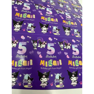 สติกเกอร์ฉลากสินค้า รับประกันคุณภาพ สีแน่น เครื่อง Production A3+ (สำหรับลูกค้ามีไฟล์ ส่งของวันต่อวันค่ะ )