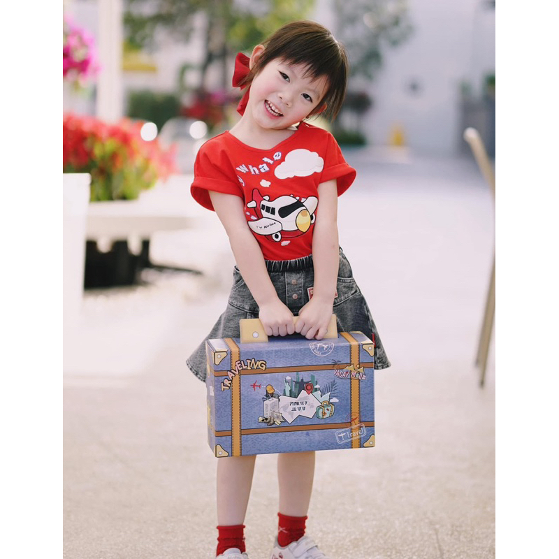 New : tiny whale ชุดเซ็ตเด็กผู้หญิง 12-18 กับ 5T