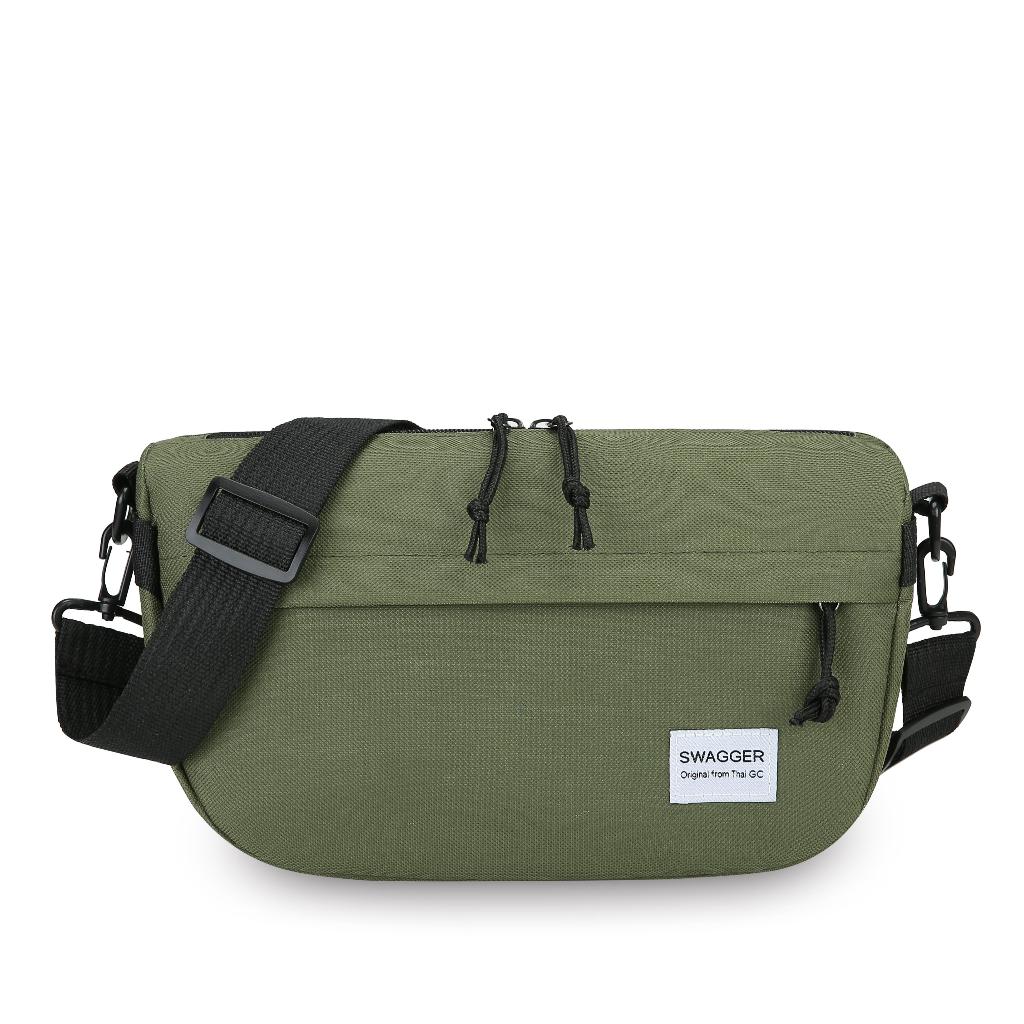 กระเป๋าสะพายข้าง ผ้าแคนวาส (GC-106) Cross Body เก็บของได้เยอะ Street Style
