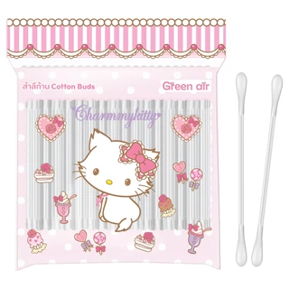 GREEN AIR - Cotton Buds (100PCS) กรีนแอร์ สำลีก้าน 100 ก้าน