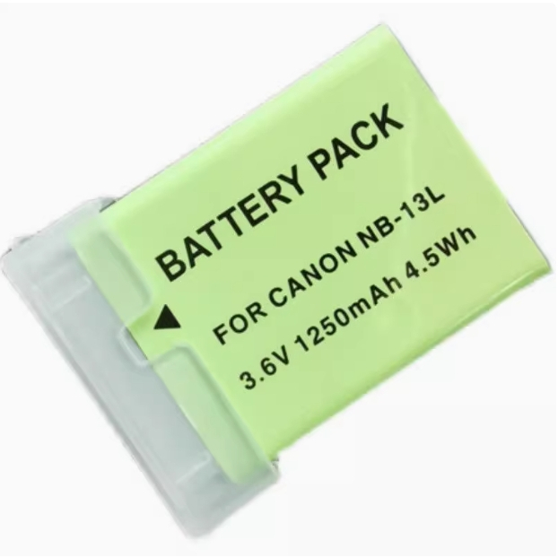 NB-13L 1250mAh NB13L NB 13L Batteries + LCD USB Charger for Canon PowerShot G1 X Mark III, G5 X G5X 