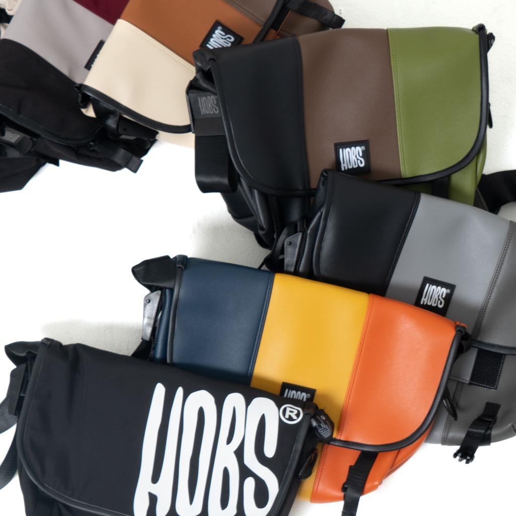 (จัดส่งฟรี) กระเป๋าสะพายข้าง แบรนด์ HOBS (100% Genunie) NOMAD Messenger Bag พกพา Tablet, Laptop