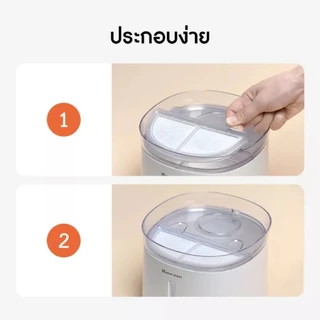 Homerunpet Pet Fountain Filter White สำหรับรุ่น WF20, CF20 และ BF10 ไส้กรองน้ำพุสัตว์เลี้ยง (3 ชิ้น/แพ็ค)