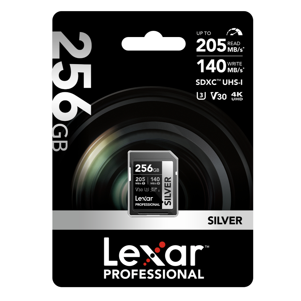 Lexar 256GB SDXC Professional Silver (205MB/s)