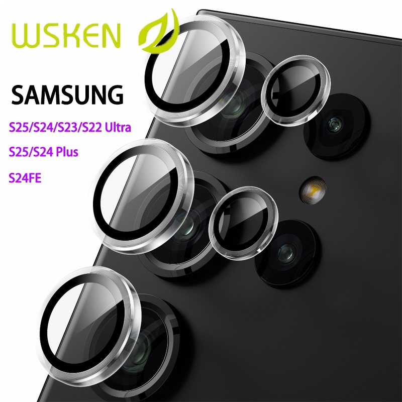 ใหม่ Wsken 2 Pack ป้องกันหน้าจอ Galaxy S24 Ultra S25 Ultra S26 Ultra กระจกนิรภัย S24 Plus ป้องกันหน้าจอ HD Clear 9H ฟิล์มแก้วสำหรับ Samsung S25 Ultra S24 Ultra S24 Plus