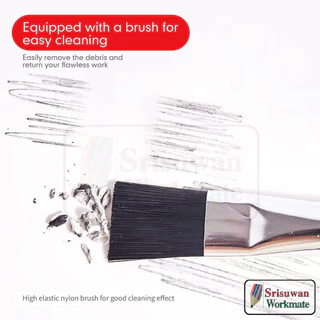 MLSIKE RJ-Y013 ดินสอยางลบ มีแปรง 1 แท่ง Eraser Pencil ใช้กบเหลาได้ ยางลบดินสอ ยางลบดินสอมีแปรง ยางลบ RUJI SE50567