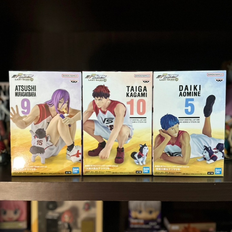 [พร้อมส่ง/แท้ญี่ปุ่น🇯🇵] Kuroko's Basketball -Atsushi Murasakibara 9 / Taiga Kagam 10 / Daiki Aomine 