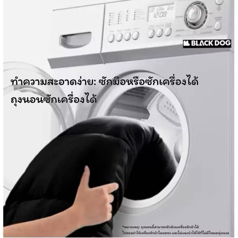 🔥พร้อมส่ง🔥Blackdog ถุงนอนซองจดหมาย สำหรับตั้งแคมป์กลางแจ้ง ผ้าฝ้ายสัมผัสนุ่มสบาย แบบพกพา มี 2 แบบ - รูปที่ 5