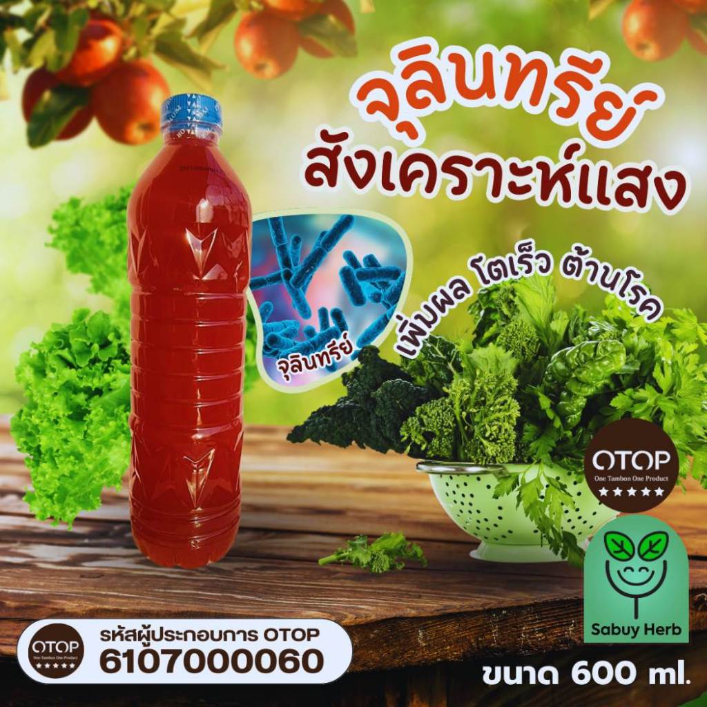 🔥ออกใบกำกับภาษีได้📌 จุลินทรีย์สังเคราะห์แสง  สินค้าขายดี OTOP ขนาด 600 มล.