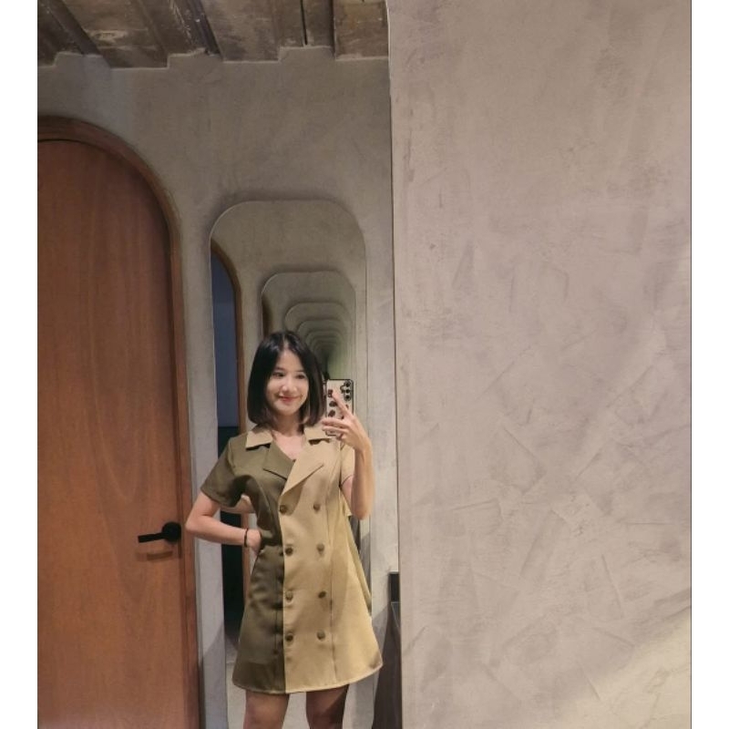 ส่งต่อ #เดรสKB shop Size S ใส่ไม่กี่ครั้ง สภาพดี