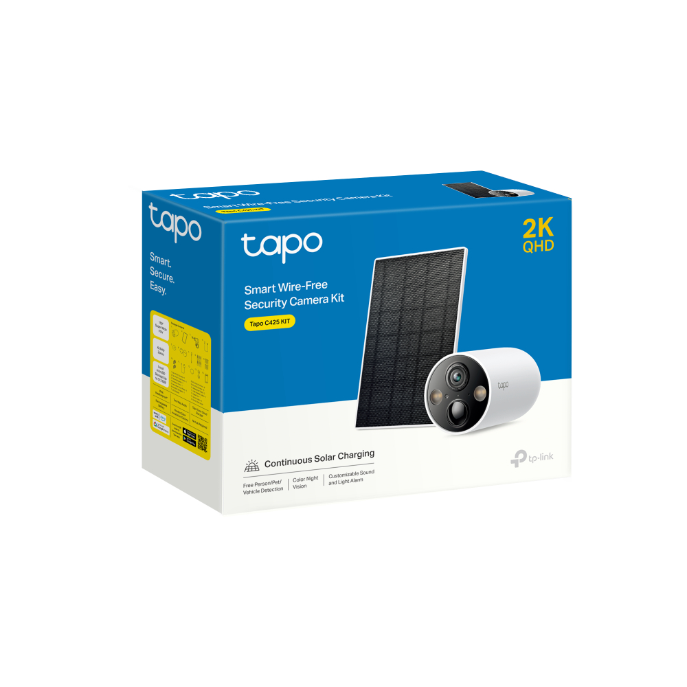 Tapo C425 KIT Solar-Powered Security Camera Kit TP-LINK *ออกใบกำกับภาษีได้*