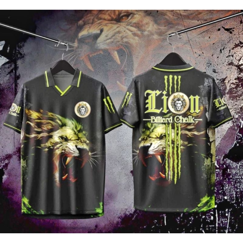 เสื้อกีฬา​ snooker​ เสื้อสนุกเกอร์​ ลายสิงโต