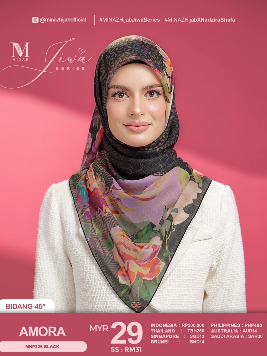 ผ้าคลุมแบรนด์ MINAZ **รุ่นใหม่ล่าสุด * พร้อมส่ง (MS1-MS20 pre0rder พร้อมส่งประมาณ 26/4/68)