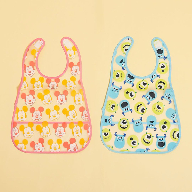 ผ้ากันเปื้อนเด็ก บิ๊บ   ปลอดภัยสำหรับเด็ก   Meal Apron Bib สินค้าจากญี่ปุ่น Disney ราคา ถูกที่สุด ดีลบีเคเค แกลเลอรีภาพที่ 4
