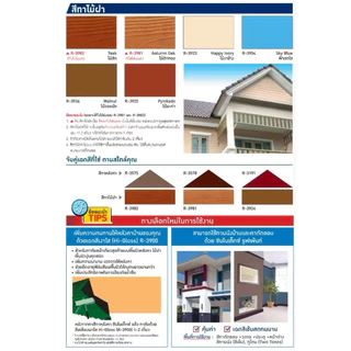 สีทาหลังคา Beger Synotex ขนาด 3L สีทากระเบื้องหลังคา สีตัดขอบ ทาอิฐตัวหนอน สีทาวงกบ สีทาประตู สีทาหน้าต่าง สีทาพื้นสนาม
