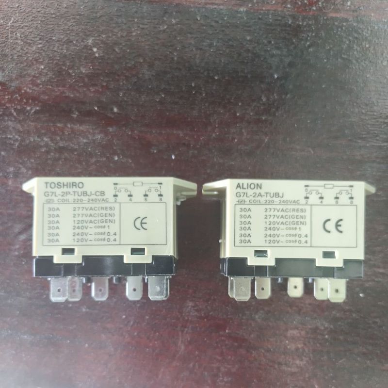 0แม็กเงียบ 30A Alion 30A. G7L-1A-TUBJ-CB 220-240VAC แบบ 4ขา