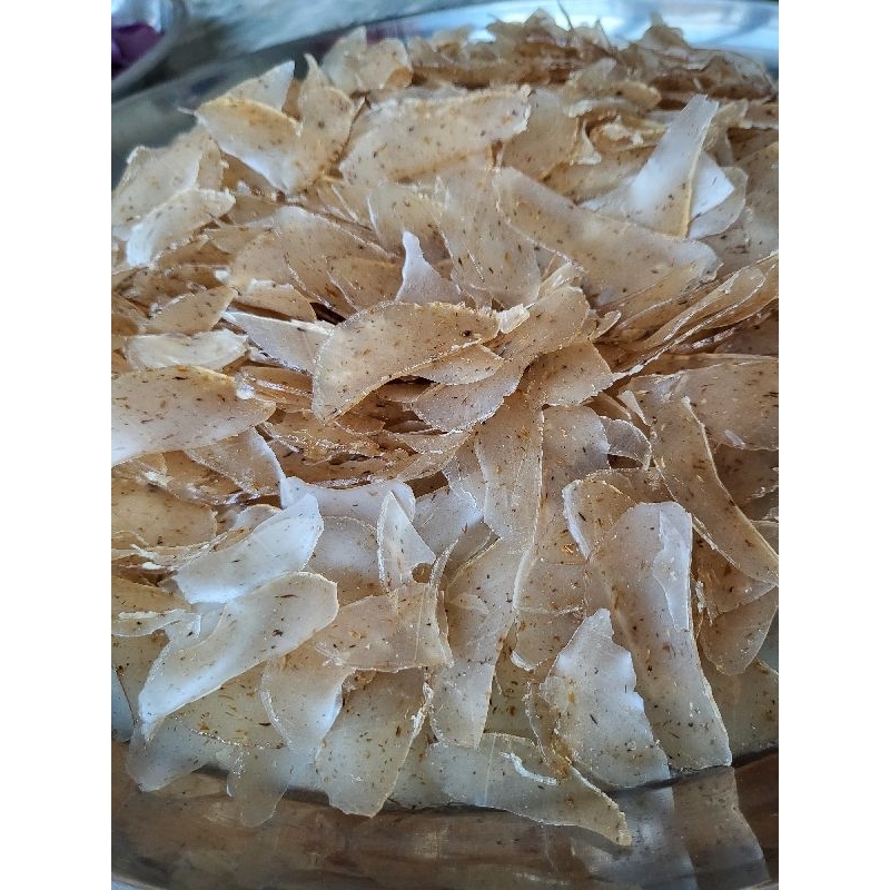 ข้าวเกรียบเห็ดหอมแผ่นดิบ มันม่วง โนริสาหร่าย ฟักทอง