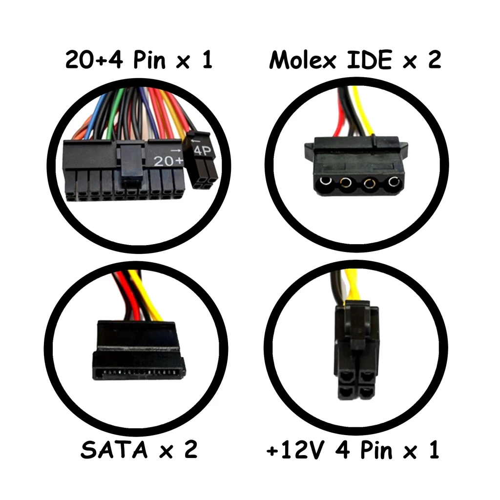 POWER SUPPLY (อุปกรณ์จ่ายไฟ) VENUZ 600W LPW12-600W - Black