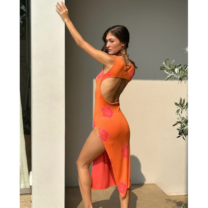 Gigi beach babes hawaiian knit dress