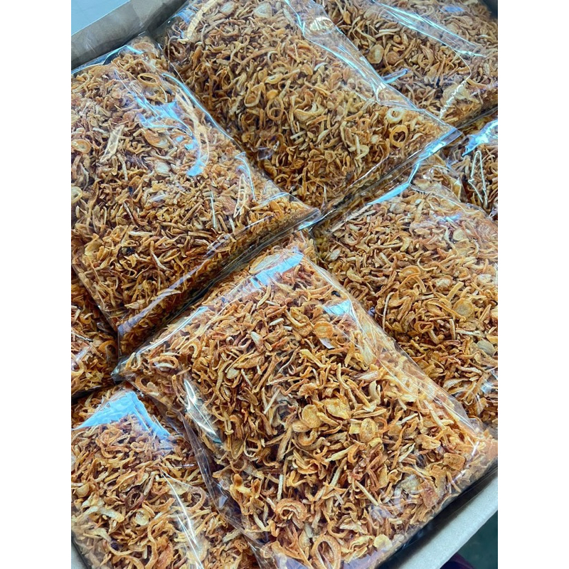 *ยกลัง* หอมเจียว   5   กิโลกรัม (บรรจุถุงละ  500  กรัม) กรอบ อร่อย ไม่เหม็นหืน คุณภาพดี