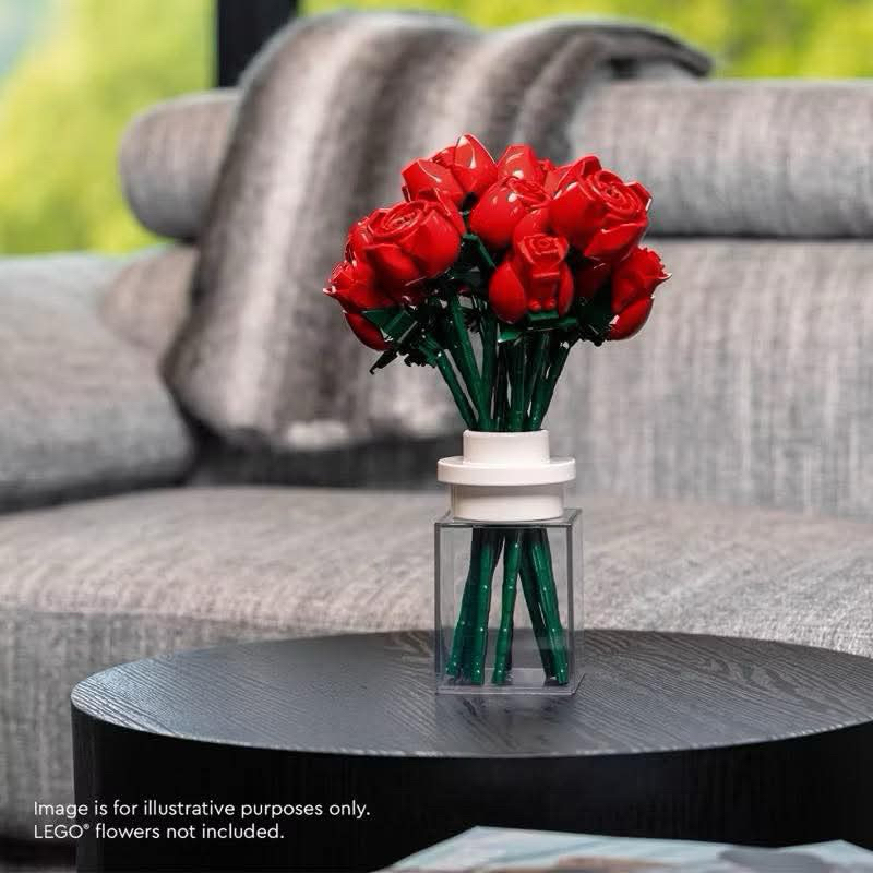 LEGO Home 109865 Lego Flower Vase by Bricks_Kp แจกันใส่ดอกไม้เลโก้ (เฉพาะแจกันไม่รวมดอกกุหลาบ)