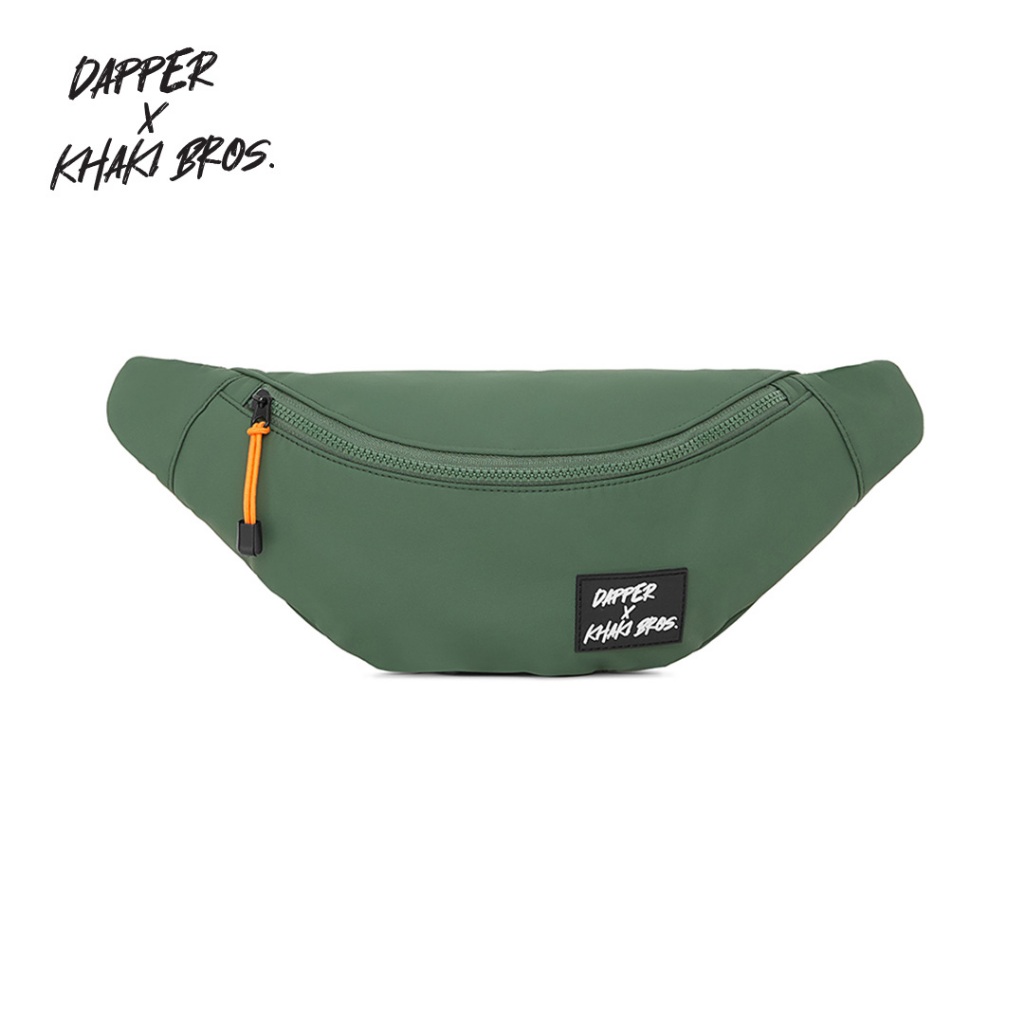 Dapper X Khaki Bros. กระเป๋าคาดอก Belt Bag สีเขียว (BY6/GR/1024PN)