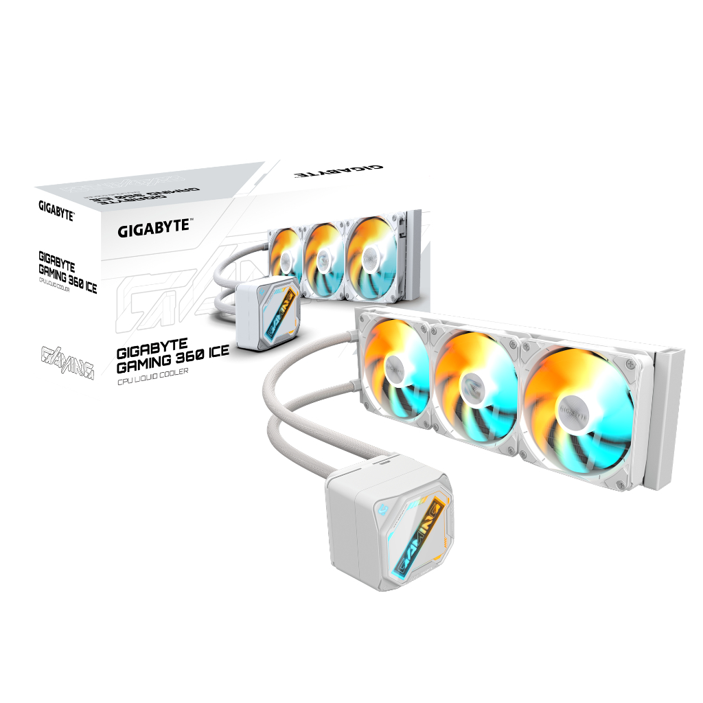 GIGABYTE GAMING 360 ICE CPU LIQUID COOLER (ระบบระบายความร้อนด้วยน้ำ) GP-GIGABYTE GME 360I