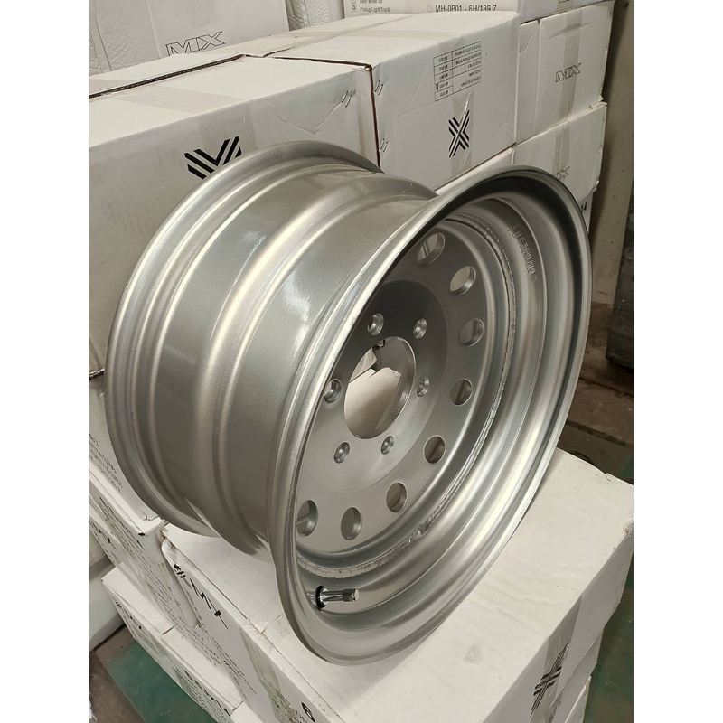 กระทะ ล้อรถปิกอัพบรรทุกหนัก 7.5J X 15 6รู MX รุ่น HEAVY DUTY (MH-OP02) กะทะเพลาธรรมดา รุ่นหน่าพิเศษ - รูปที่ 2