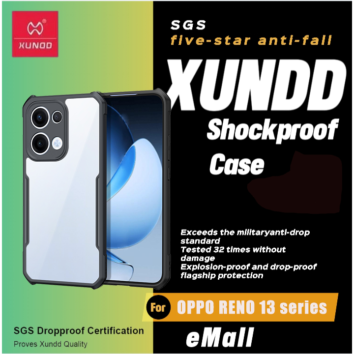 Xundd เคส ใช้สำหรับ OPPO Reno13F Case OPPO Reno 13 Pro Reno 15 เคสป้องกันการกันกระแทกวัสดุ