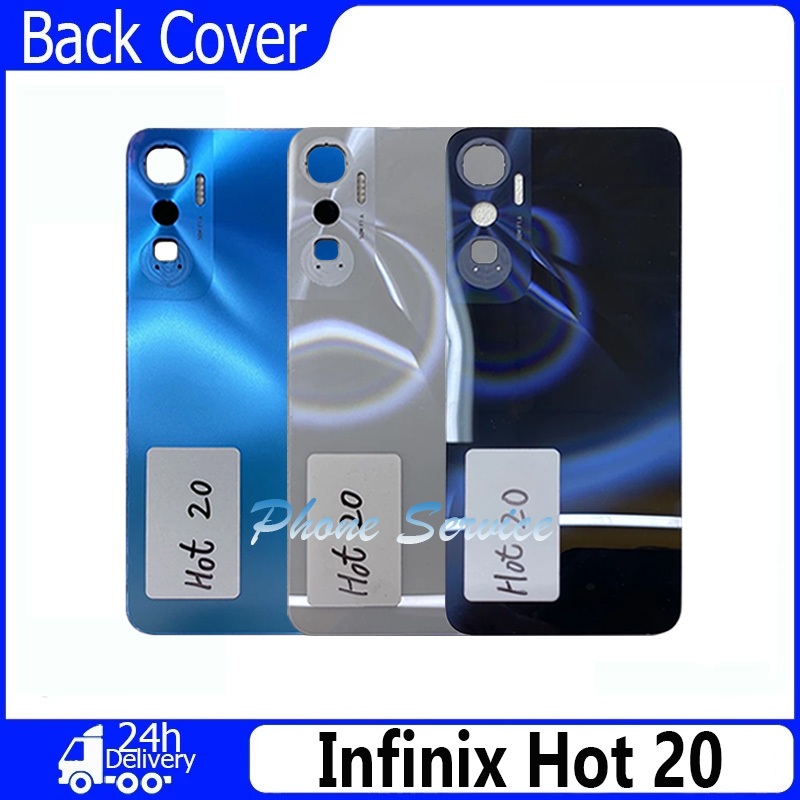 ฝาหลัง (back cover) กระจกด้านหลัง สําหรับ Infinix Hot 20 X6826 X6826B X6826C