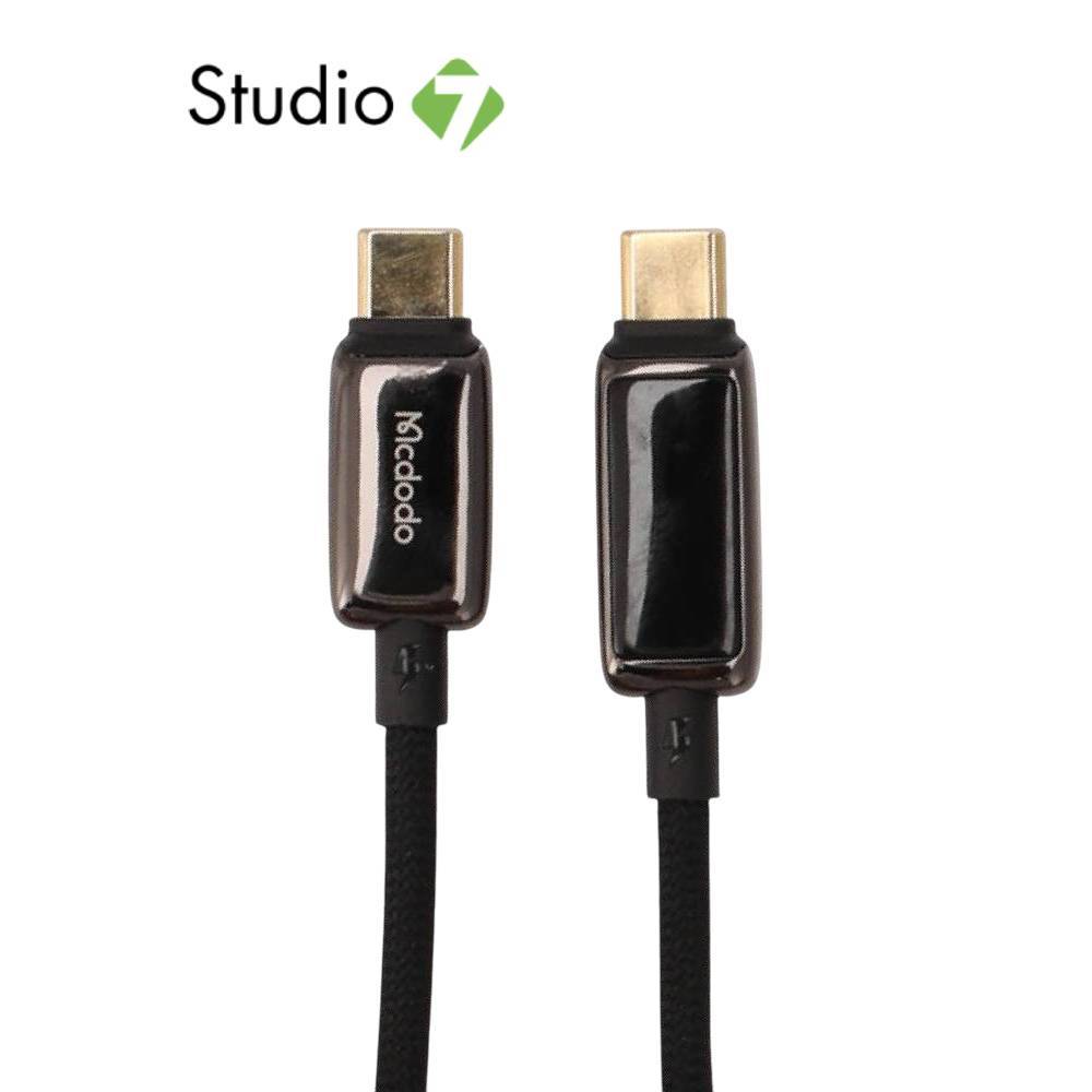 สายชาร์จ Mcdodo Auto Power Off 100W USB-C to USB-C with Breathing Light LED Display Data Cable 1.2m 