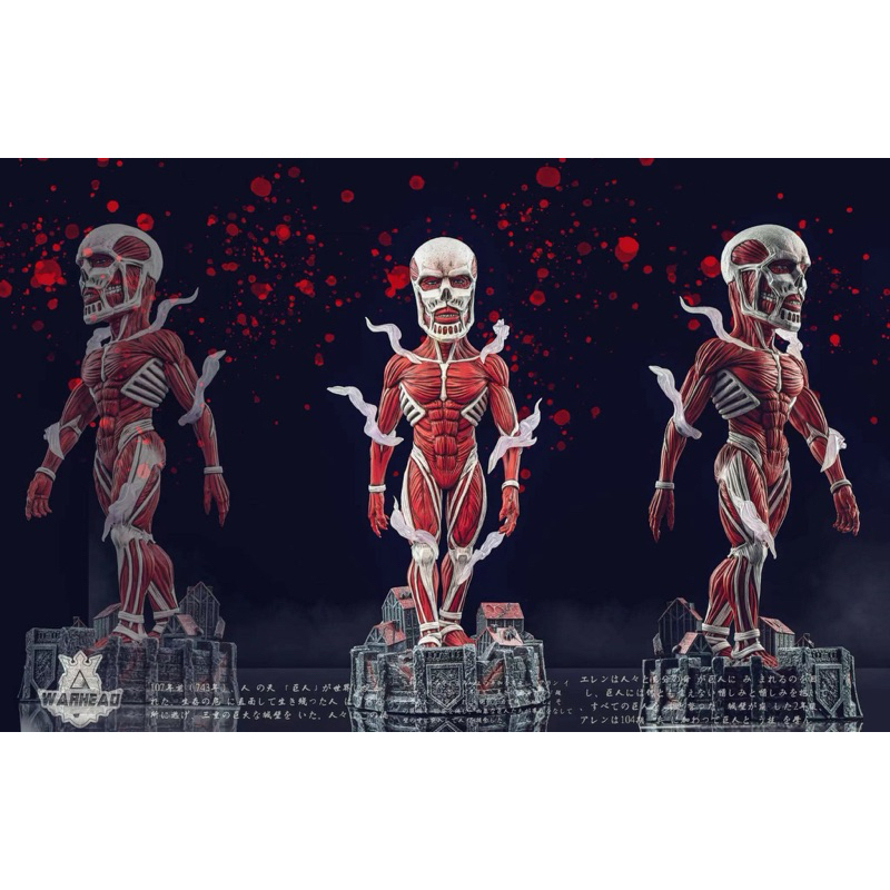 Resin WCF Attack on Titan - Colossal Titan (Armin ver.) by Warhead Studio