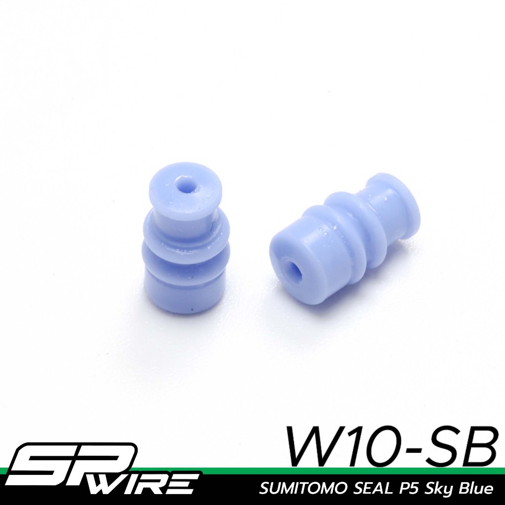 W10-SB #SUMITOMO SEAL P5 Sky Blue-Spwire motorsportwiring  (ราคาต่อตัว)