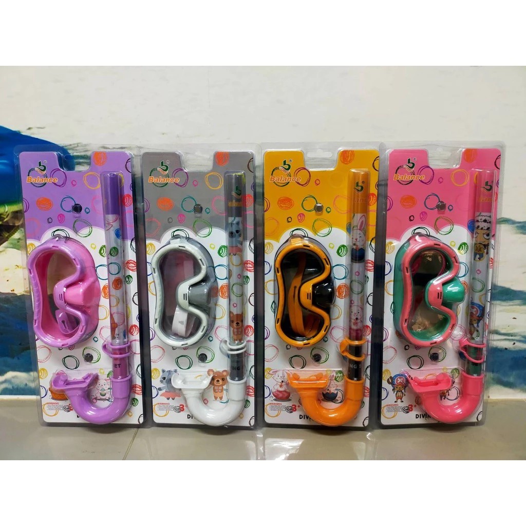 สน็อกเกิ้ลดำน้ำสำหรับเด็ก Snorkel balance No.M-8035S03