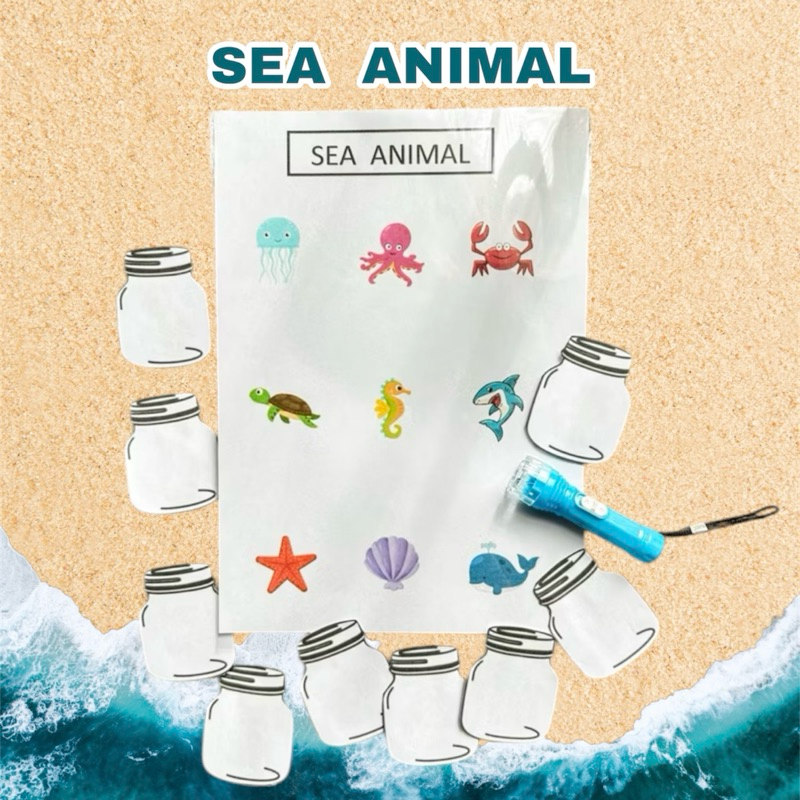 พร้อมส่ง🇹🇭 กิจกรรมส่งเสริมจินตนาการ🐛 Shadow Flashlight🔦